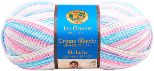 Lion Brand Yarn Ice Cream Big Scoop Yarn, Mint