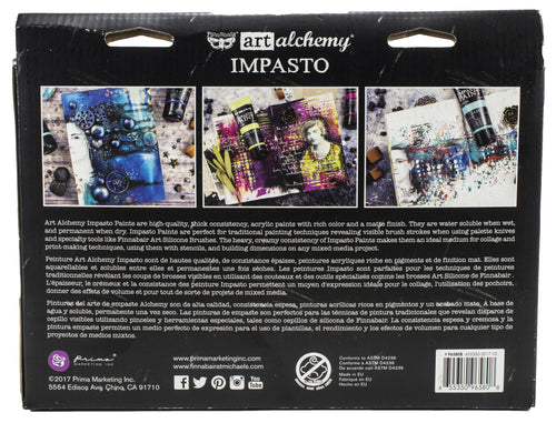 Finnabair Art Alchemy Impasto Paint Set 6/Pkg
