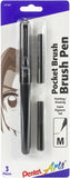 Pocket Brush Pen W/2 Refills