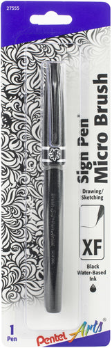 Pentel Arts Sign Pen W/Micro Brush Tip