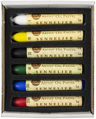 Sennelier Oil Pastels Set 6/Pkg