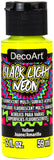 DecoArt Black Light Neon Acrylic Paint 2oz