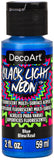 DecoArt Black Light Neon Acrylic Paint 2oz