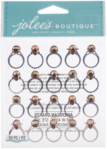 Jolee's Boutique Themed Embellishments 20/Pkg