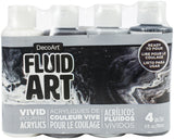 DecoArt FluidArt Paint Pouring Value Pack 4/Pkg