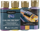 Americana Acrylics Color Trends Value Pack 4/Pkg