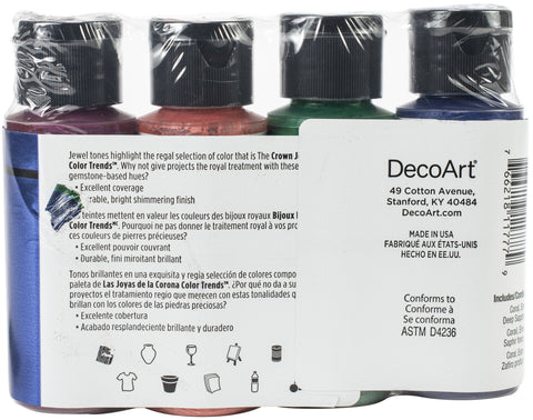 DecoArt Extreme Sheen Color Trends Value Pack 4/Pkg