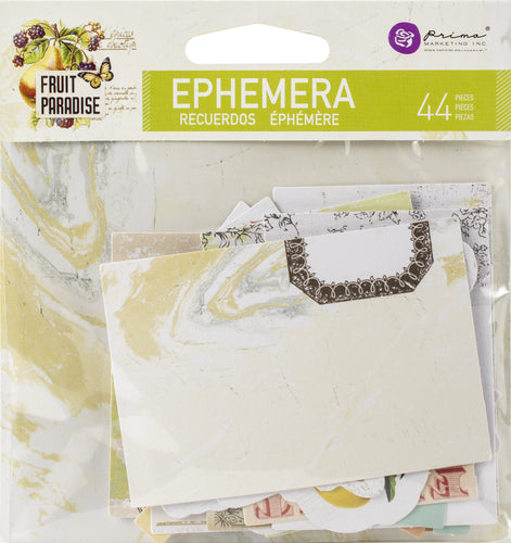 Prima Marketing Fruit Paradise Cardstock Ephemera 44/Pkg