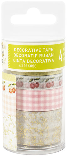 Prima Marketing Fruit Paradise Decorative Tape 4/Pkg