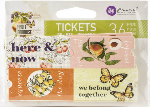 Prima Marketing Fruit Paradise Tickets 36/Pkg