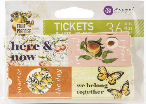 Prima Marketing Fruit Paradise Tickets 36/Pkg