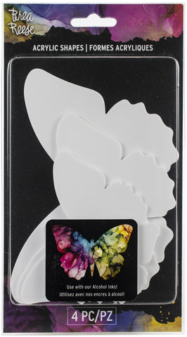 Brea Reese Acrylic Shapes 4/Pkg