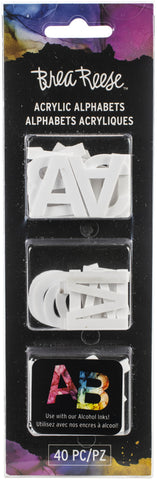 Brea Reese Acrylic Shapes 40/Pkg