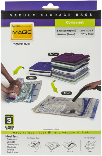 Egemen Magic Saver Combo Set 3 Vacuum Bag