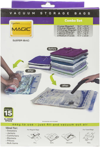 Egemen Magic Saver Combo Set 15 Vacuum Bag