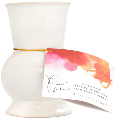Paper Fashion Ceramic Brush Vase