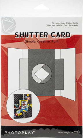 Photoplay Shutter Card 3/Pkg