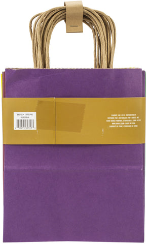Value Pack Paper Bags 8"X10.25"X4.25" 12/Pkg
