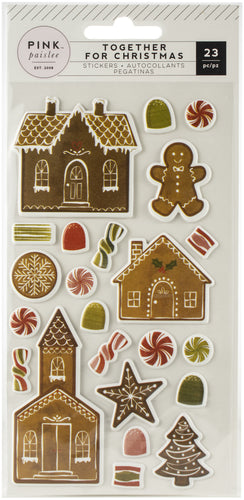 Together For Christmas Puffy Stickers 23/Pkg