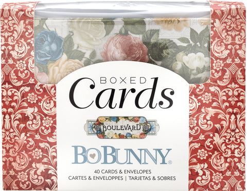 BoBunny A2 Cards W/Envelopes (4.375&quot;X5.75&quot;) 40/Box