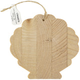 Craft Decor Wood Ornament W/Twine 12/Pkg