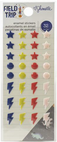 Shimelle Field Trip Enamel Dots 32/Pkg