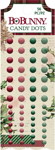 Christmas Treasures Enamel Dots 56/Pkg