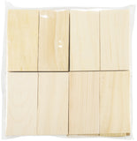 Craft Decor Wood Shape W/Magnet 12/Pkg