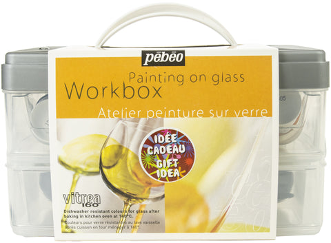 Vitrea 160 Glass Paint Workbox Set 15/Pkg
