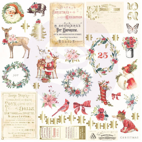 Christmas In The Country Cardstock Ephemera 42/Pkg
