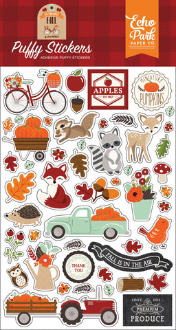 My Favorite Fall Puffy Stickers