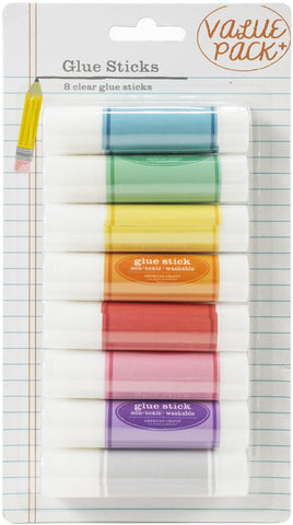 AC Office Clear Glue Sticks 8/Pkg