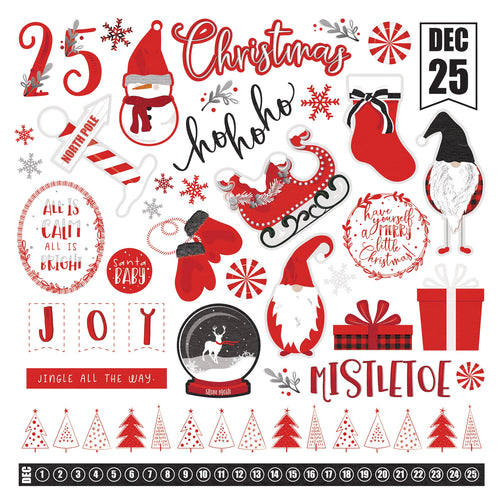 Kringle & Co Stickers 12"X12"