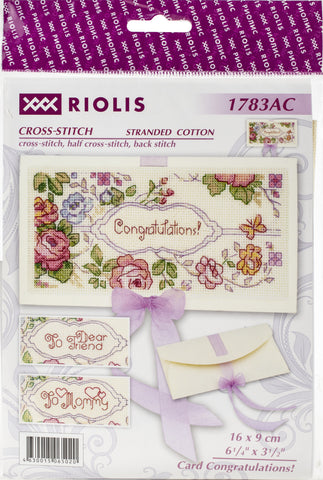 RIOLIS Counted Cross Stitch Kit 6.25"X3.5"