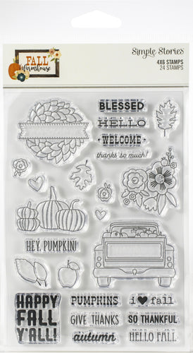 Fall Farmhouse Photopolymer Clear Stamps