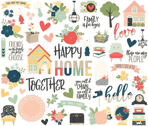 So Happy Together Bits & Pieces Die-Cuts 56/Pkg
