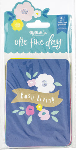 One Fine Day Double-Sided Journal Cards 24/Pkg