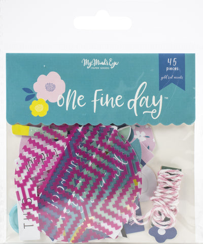 One Fine Day Mixed Bag Cardstock Die-Cuts 45/Pkg