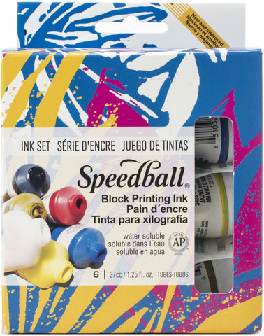 Speedball Block Ink Set 6/Pkg