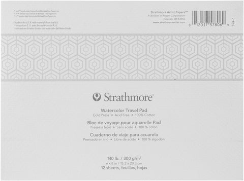 Strathmore Watercolor Travel Pad 6"X8"
