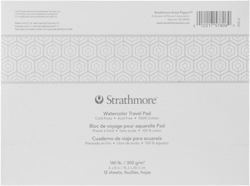 Strathmore Watercolor Travel Pad 6"X8"
