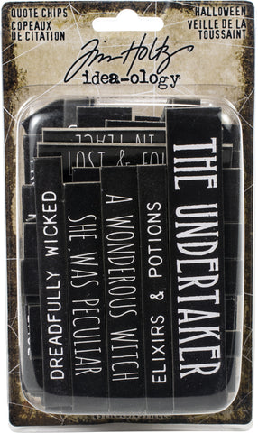 Idea-Ology Chipboard Quote Chips 49/Pkg
