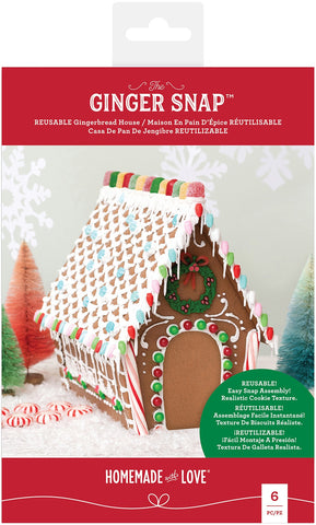Homemade With Love Reusable Gingerbread House Kit