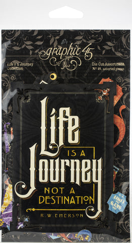 Life's A Journey Cardstock Die-Cut Assortment