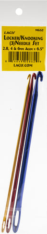 Lacis Locker/Knooking Aluminum Needle Set 6.5" Long