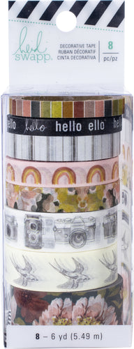 Heidi Swapp Honey & Spice Washi Tape Rolls 8/Pkg