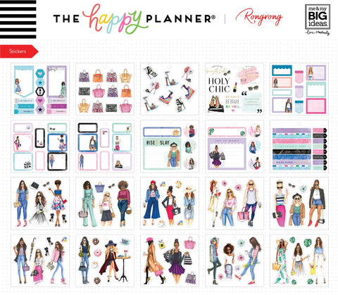 Happy Planner X Rongrong Note Cards/Sticky Note Multi Pack