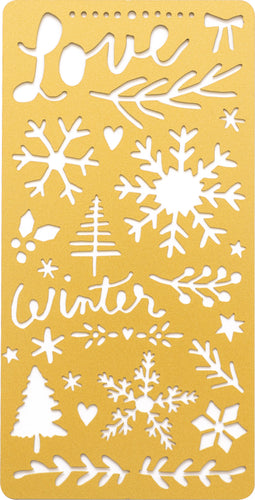 Snowflake Metal Stencil