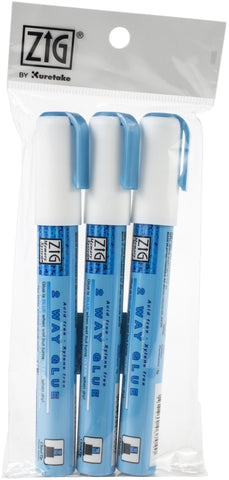 Kuretake Zig 2-Way Glue Pen 3/Pkg