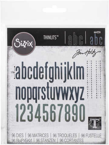 Sizzix Thinlits Dies By Tim Holtz 96/Pkg
